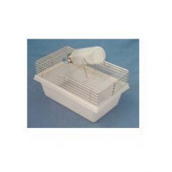 Caixa de Polipropileno com Tampa Alta Zincada sem comedouro 31 x 19 x 8 cm Mousepack completa