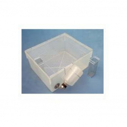 Caixa de Polipropileno com Tampa Reta Inox 41 x 34 cm Growing completa
